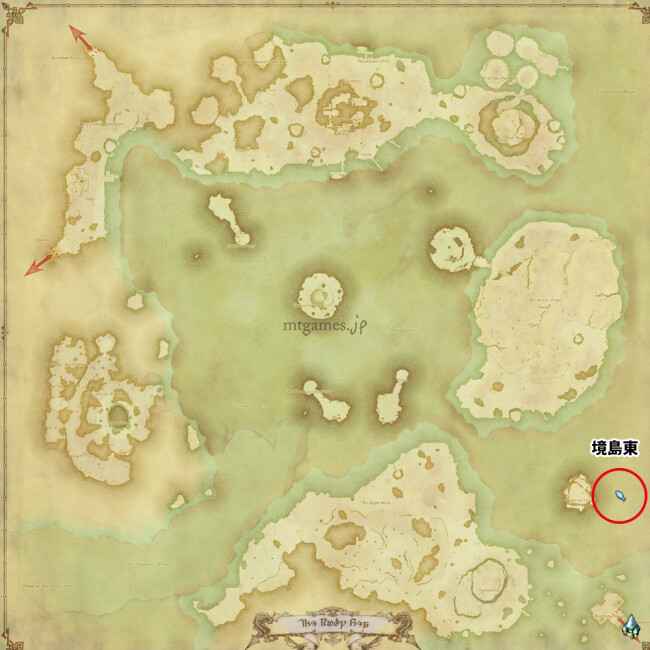 紅玉海 - 精選(刺突漁)地図