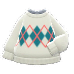 アーガイルのセーター