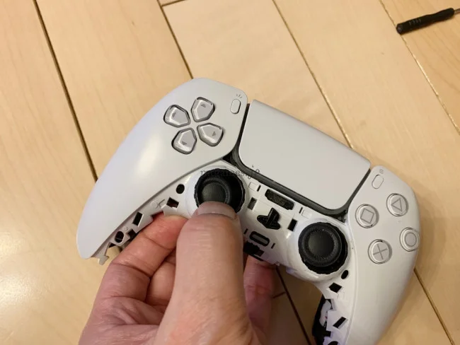 ps5 コントローラー 修理 分解