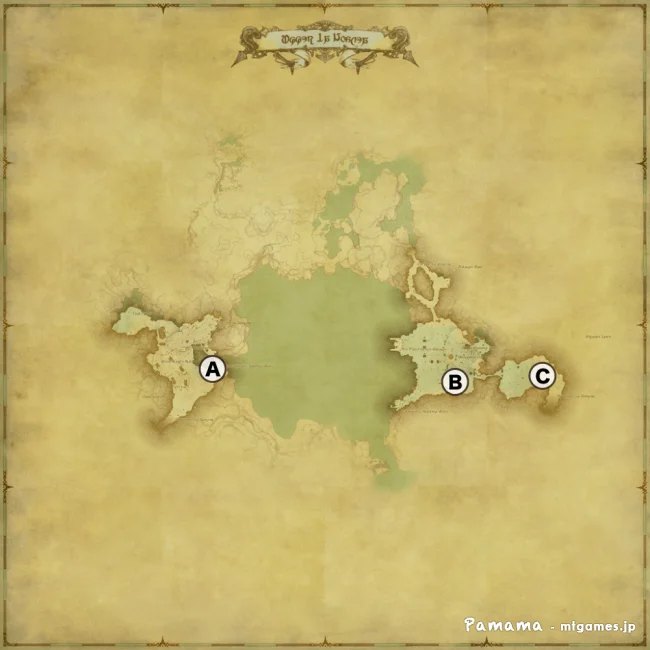 FF14 宝の地図 G1