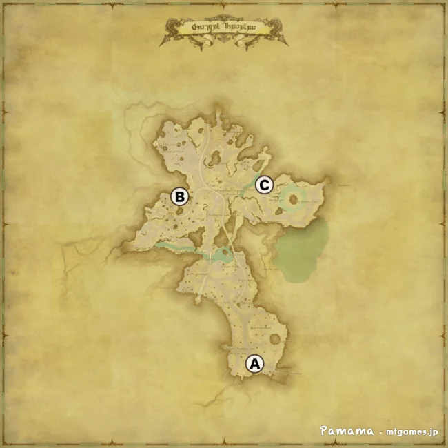 FF14 宝の地図 G1