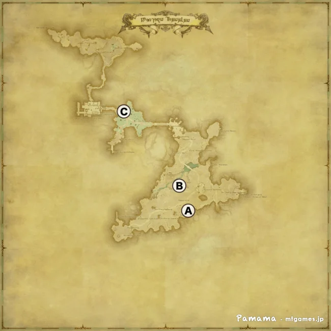 FF14 宝の地図 G1