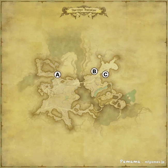 FF14 宝の地図 G1