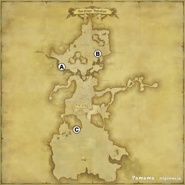 FF14 宝の地図 G1