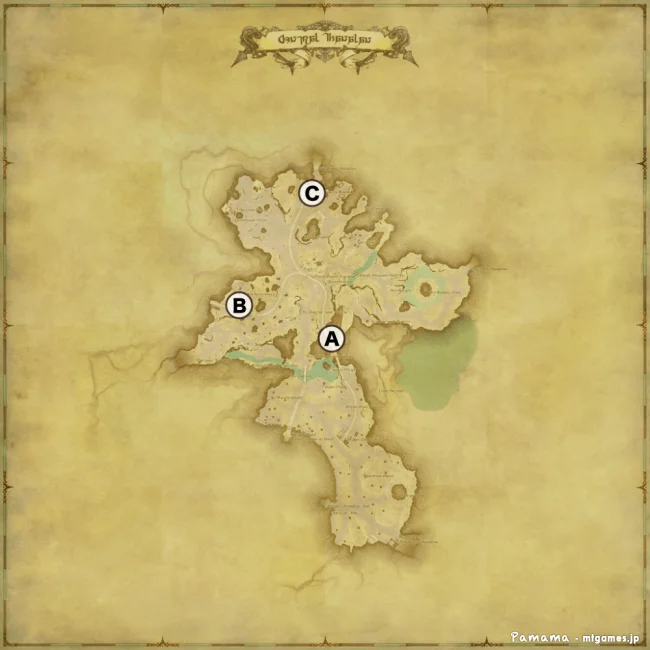 FF14 宝の地図 G2