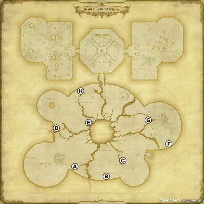 FF14 宝の地図 G14