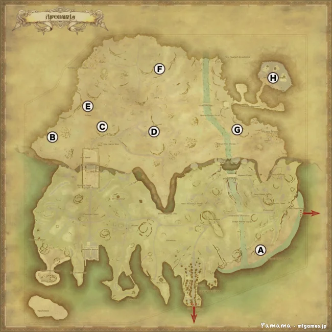 FF14 宝の地図 G12