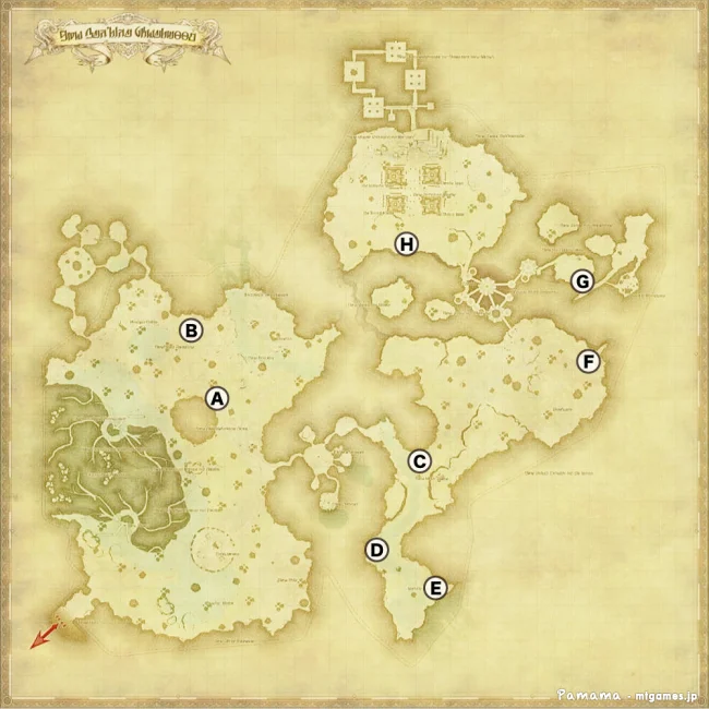 FF14 宝の地図 G12
