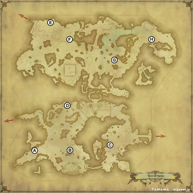 FF14 宝の地図 G10