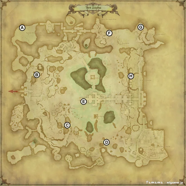 FF14 宝の地図 G10