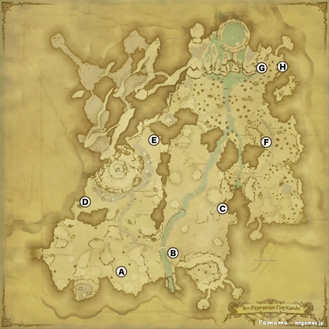 FF14 宝の地図 G6