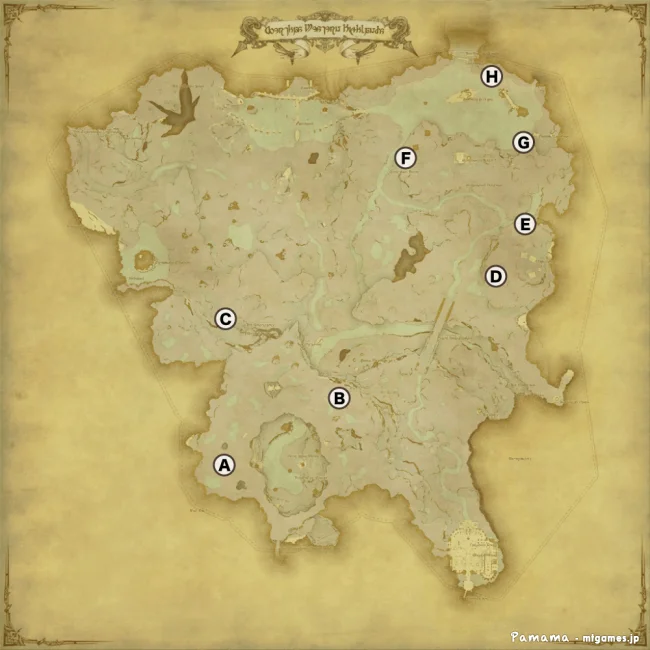 FF14 宝の地図 G7