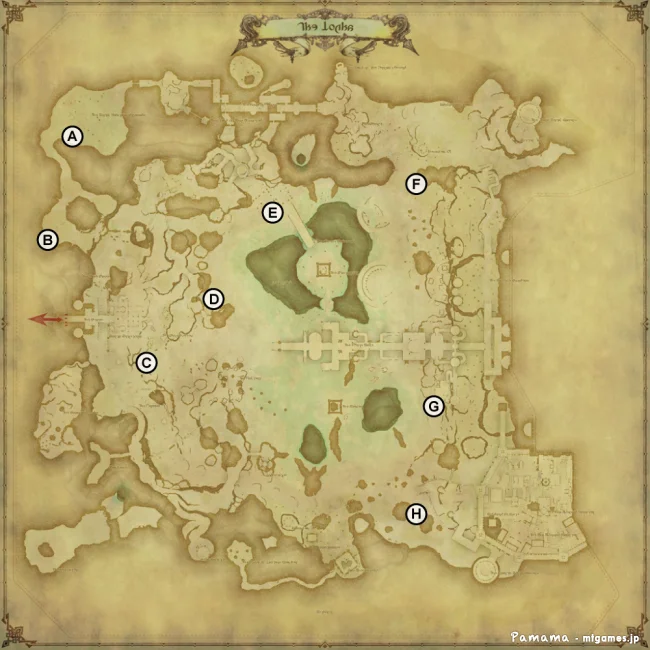 FF14 宝の地図 G9