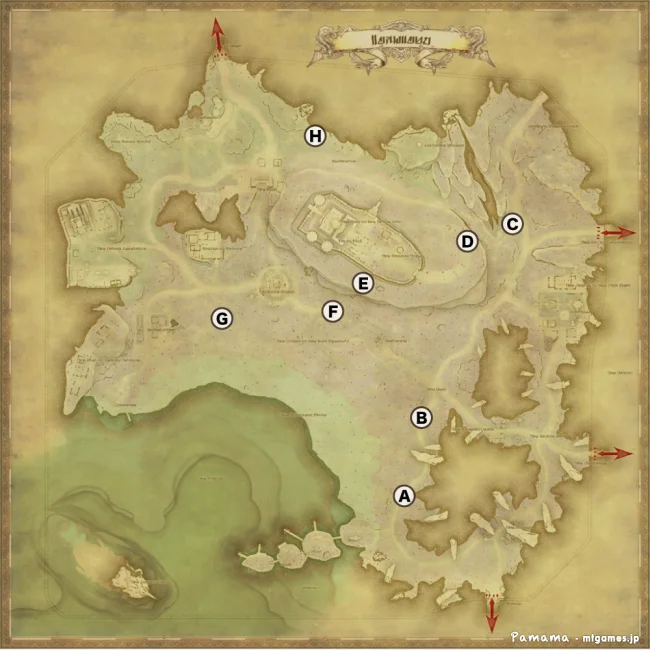 FF14 宝の地図 G11