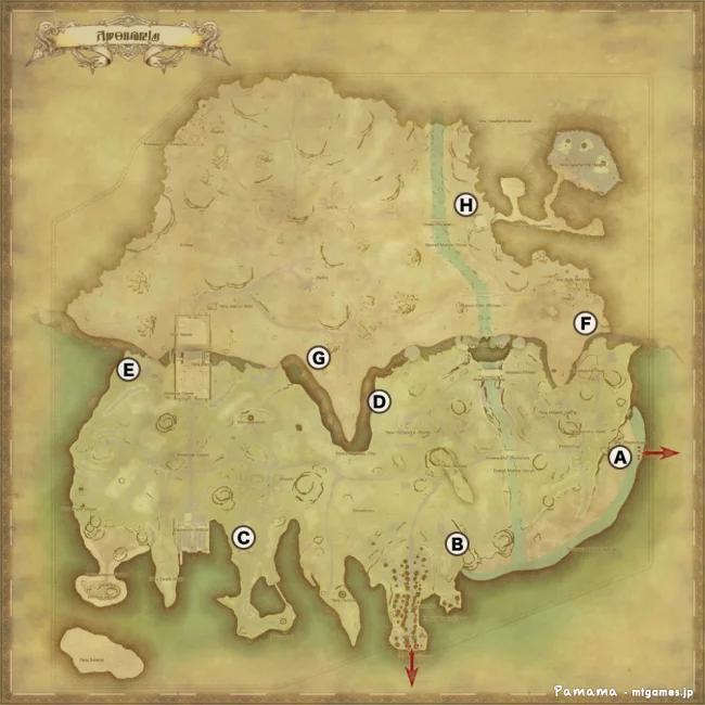 FF14 宝の地図 G11