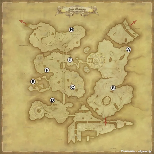 FF14 宝の地図 G11