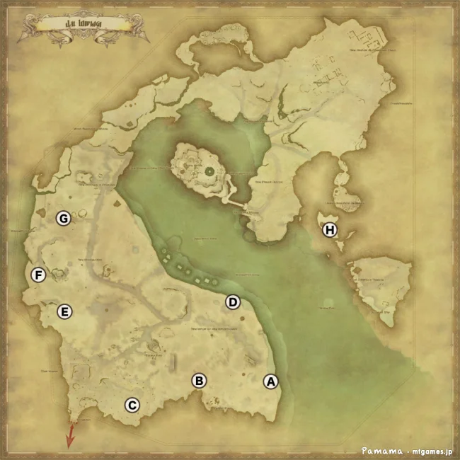 FF14 宝の地図 G11