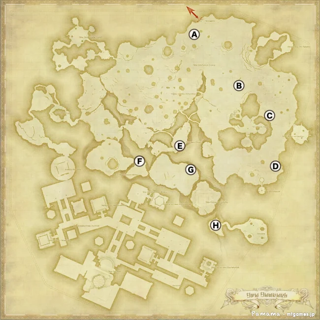 FF14 宝の地図 G11