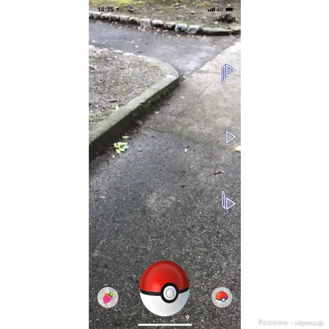 ポケモンGO ボールが届かない