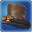 Augmented Bygone Brass Top Hat of Aiming