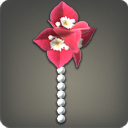 Red Paperflower Earring