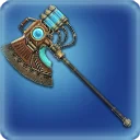 Augmented Bygone Brass Battleaxe