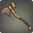 Plumed Iron Hatchet