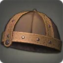 Hard Leather Pot Helm