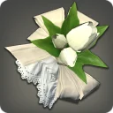 White Tulip Corsage