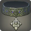 Platinum Lone Wolf Choker