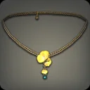 Yellow Sweet Pea Necklace