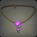 Purple Sweet Pea Necklace