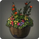 Oak Low Barrel Planter