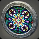 Imitation Stained Crystal Roundel