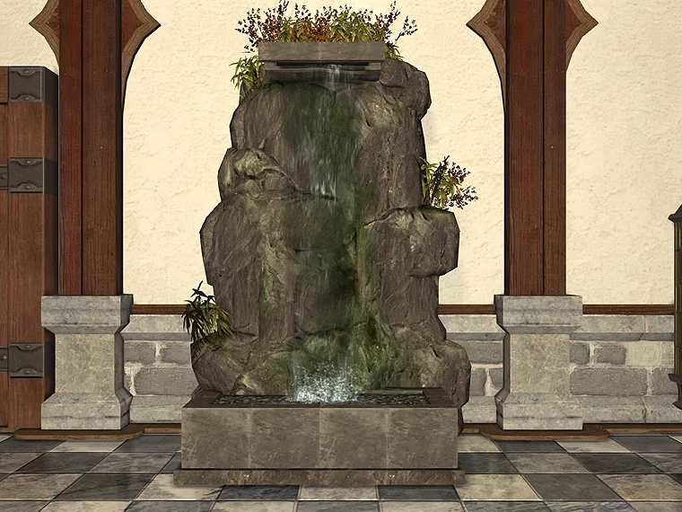 Indoor Oriental Waterfall - Image