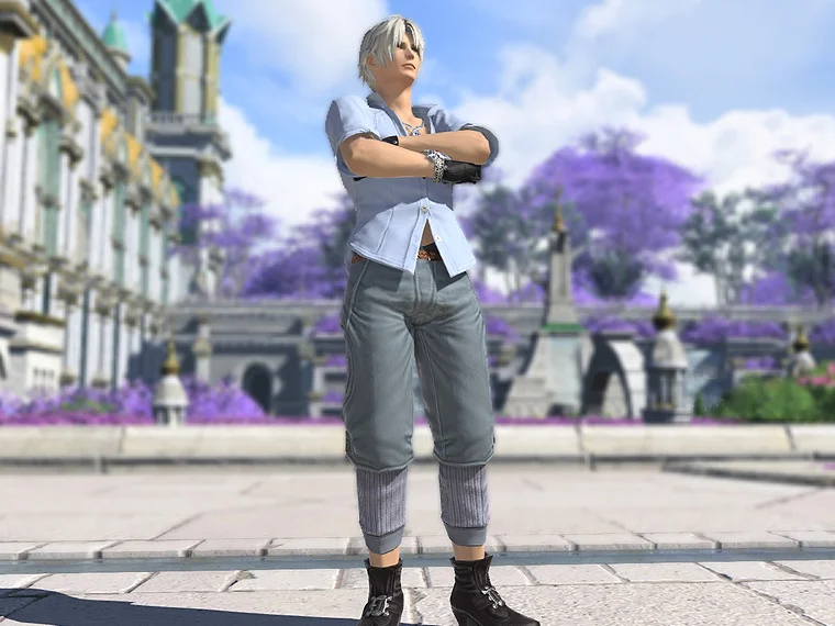 Summer Indigo Shirt - Set Image