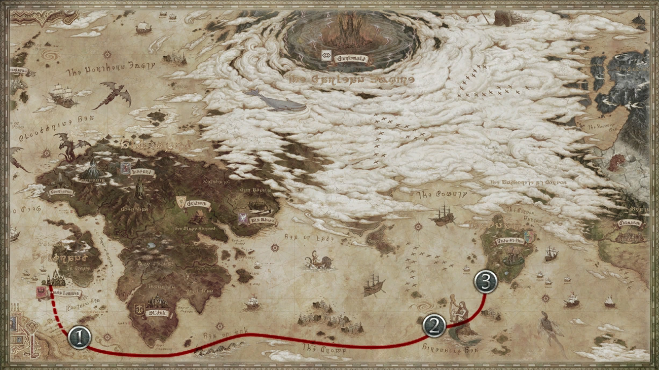 オーシャンフィッシング地図：サベネア島行き